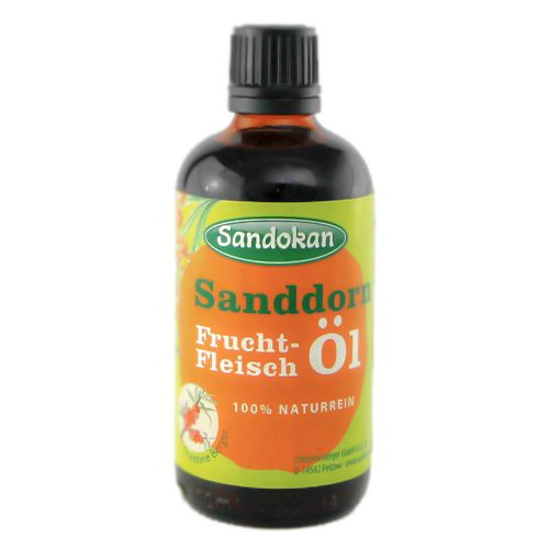 Sanddorn-Fruchtfleischöl aus eigenem Sanddorn-Anbau 100 ml