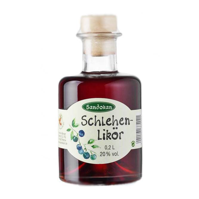 Schlehenlikör 0,2L Apothekerflasche