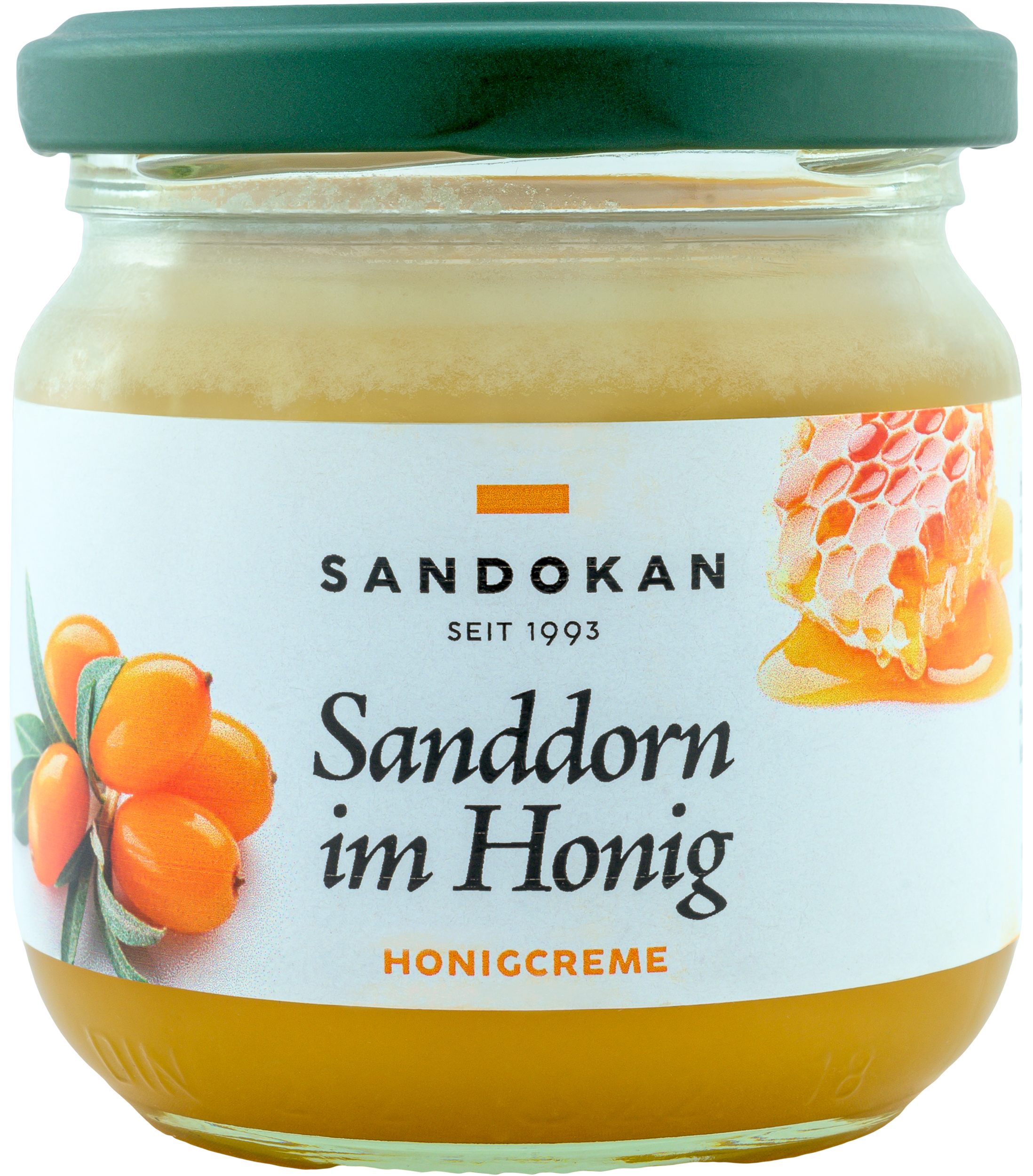 Honigcreme Sanddorn im Honig 225 g