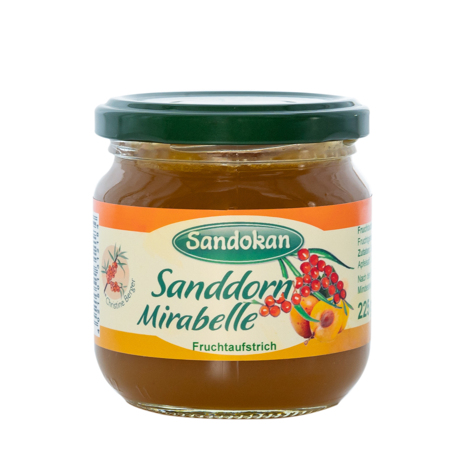 Sanddorn-Mirabelle-Fruchtaufstrich 225 g