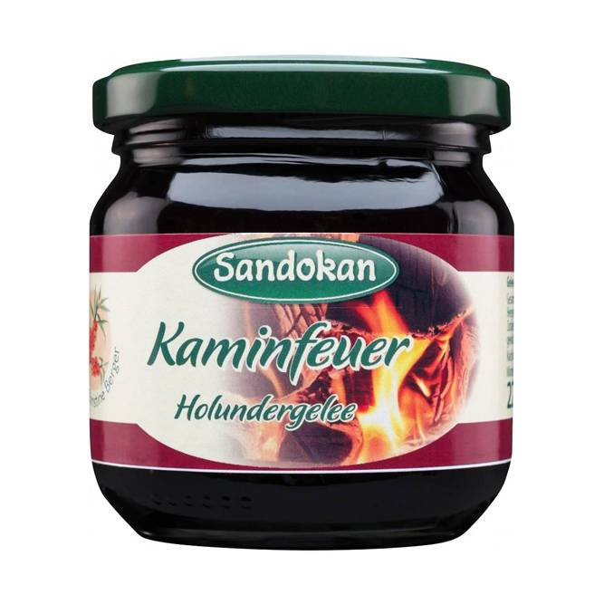 Kaminfeuer Holundergelee 225 g
