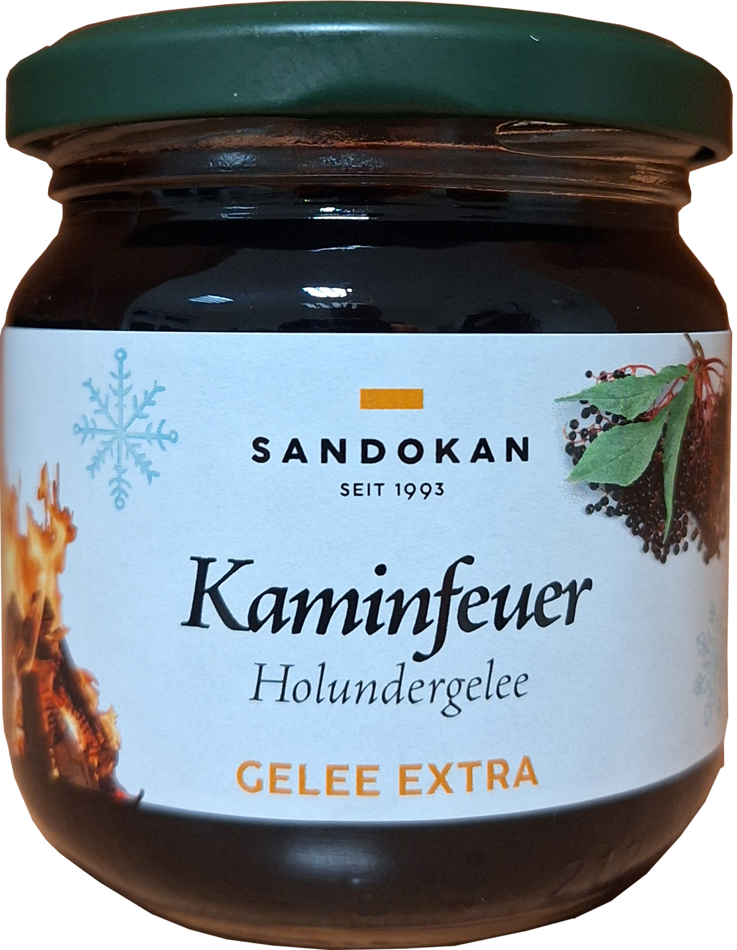 Kaminfeuer Holundergelee 225 g