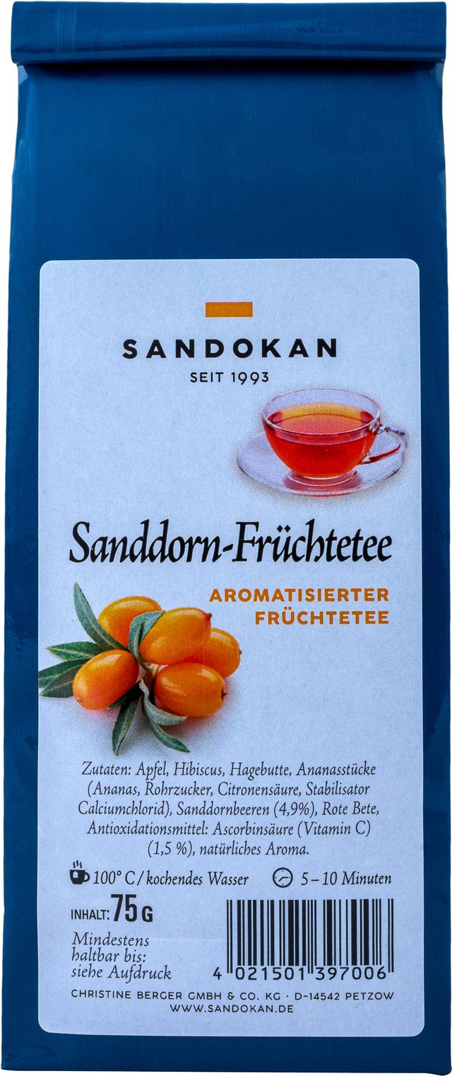 Sanddorn-Früchtetee 75g