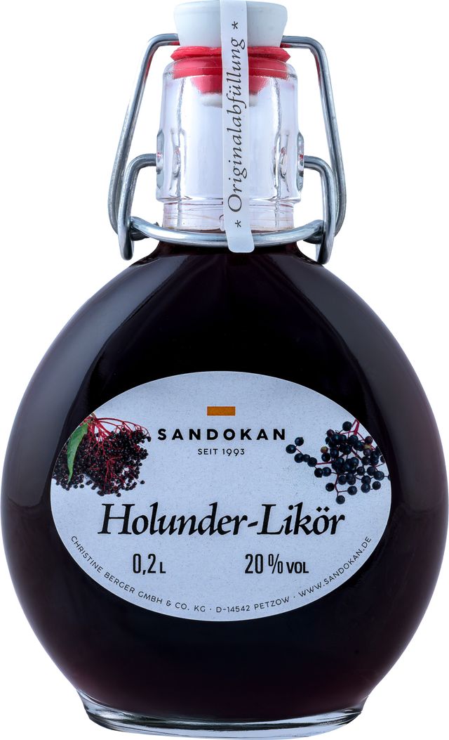 Holunderlikör 0,2L Taschenflasche